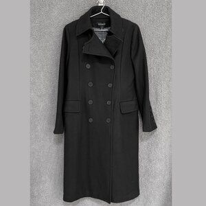 Club Monaco Cinched Waist Insulated Long Wool Coat
